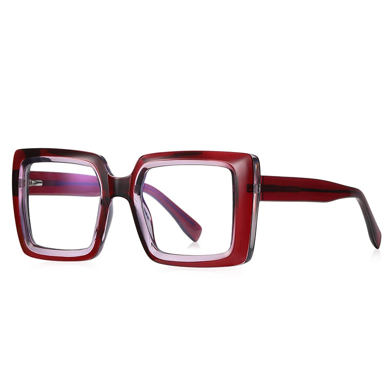Stylish Women’s Oversized Square Blue Light Blocking Glasses Maui