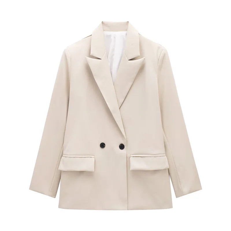 Women's Versatile V-Neck Suit Jacket - Chic Casual Commuter Blazer for All Seasons Martha