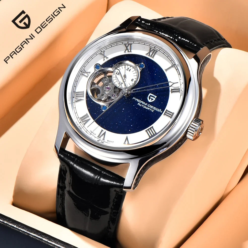 PAGANI DESIGN YS015 Men's Mechanical Tourbillon Watch - NH39 Movement, Sapphire Glass, 100M Waterproof, Luxury Timepiece