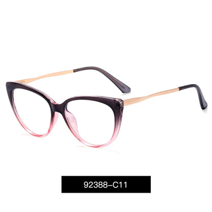 Women’s Metal Spring Hinge Glasses – TR90 Frames with Blue Light Filter | Stylish & Comfortable Designer Eyewear Farah