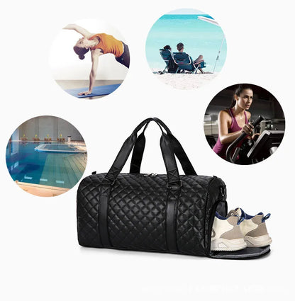 Waterproof Travel Duffel Bag – Sports Gym Bag for Men & Women, Portable Fitness and Yoga Bag