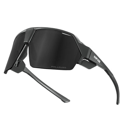 Polarized UV400 Oversized Sports Sunglasses - Cycling, Running, Cricket, and Road Bike Goggles for Men Riley