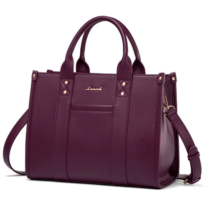 LOVEVOOK Women’s Fashion PU Leather Handbags – Satchel, Shoulder Bag, Crossbody, Top Handle Tote – Stylish Purse for Everyday Use Tricia