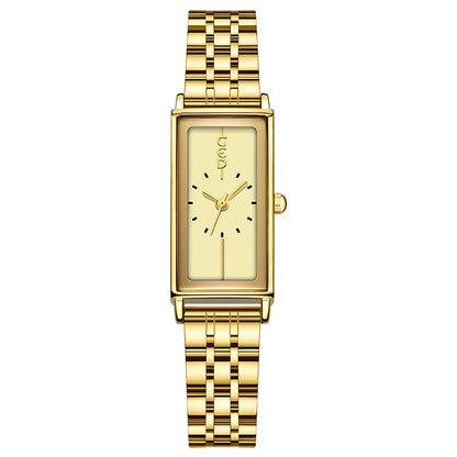 GEDI 13080 Women’s Watch – Elegant Rectangular Dial, Fashionable Stainless Steel Strap, Minimalist Quartz Ladies’ Wristwatch