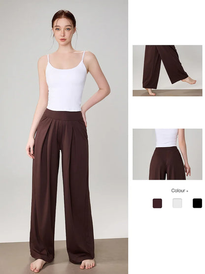 Women Sweatpants Fitness Gym Yoga Loose Jogging Training Trousers High Waist Pants