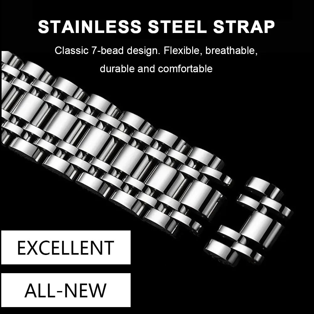 POEDAGAR 816 Men's Quartz Chronograph Watch – Steel Strap, 6 Hands, Luminous