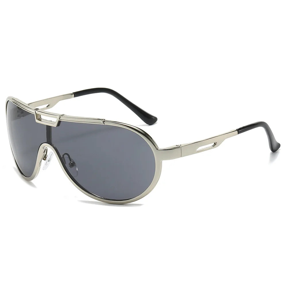 High-End Oversized Metal Frame Sunglasses - Shades for Men & Women, Perfect for Driving Rowan