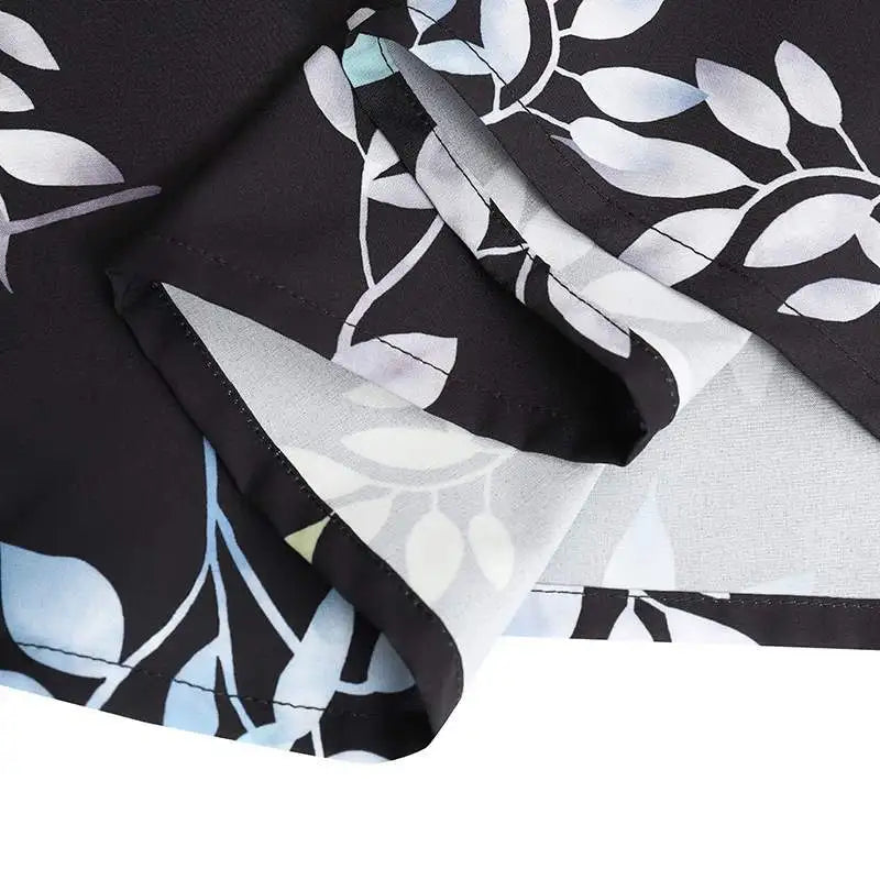 Elegant Floral Print Muslim Dress – Plus-Size Islamic Clothing | Dubai & Malaysia Party Abaya for Women Anisa