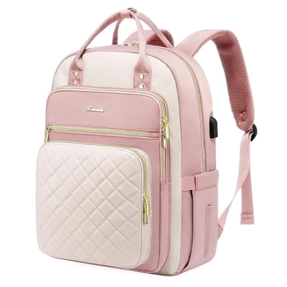 LOVEVOOK Fashion Travel Backpack | Water-Resistant, Multi-Pocket College Bookbag for Women, Fits 15.6" & 17" Laptops