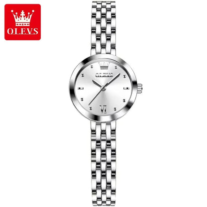 OLEVS 9992 Women's Quartz Watch – Elegant Golden Waterproof Stainless Steel Wristwatch for Ladies Katia