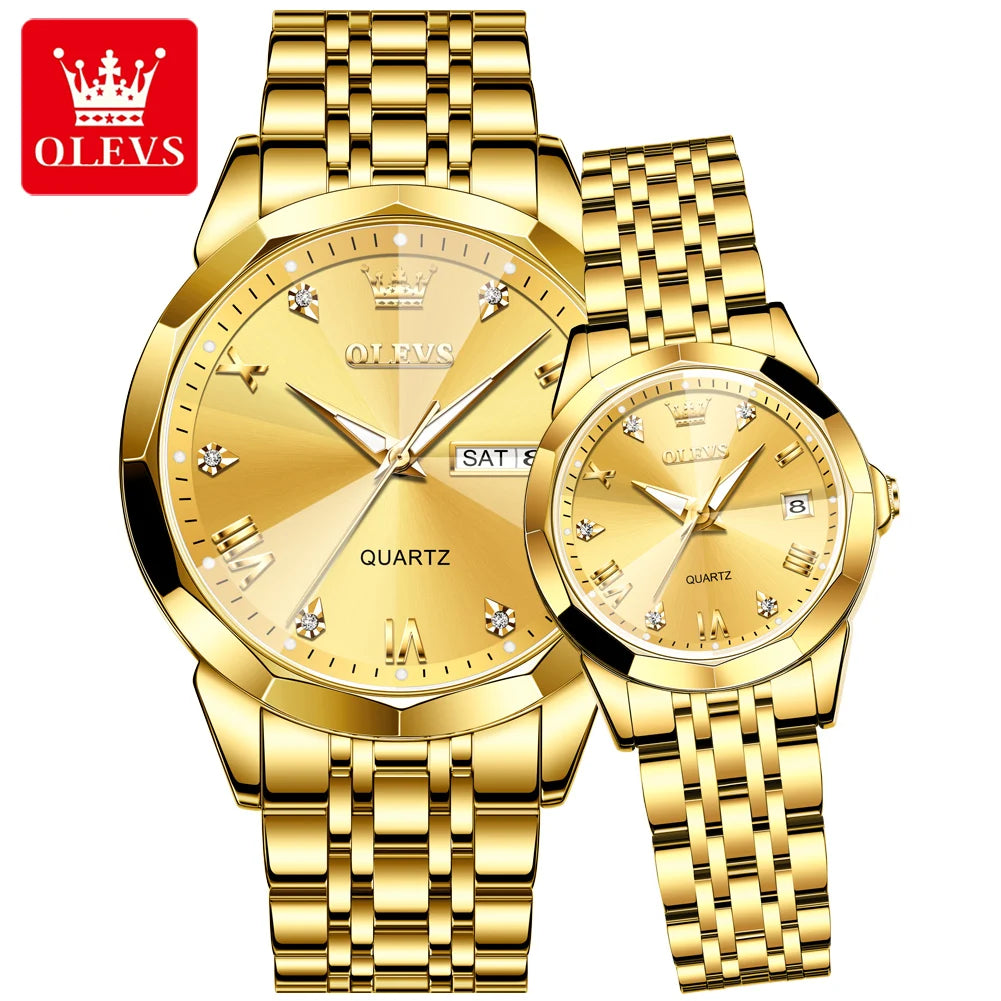 OLEVS 9931 Luxury Watches for Men and Women | Fashion Sport Quartz Couple Watch - Top Brand