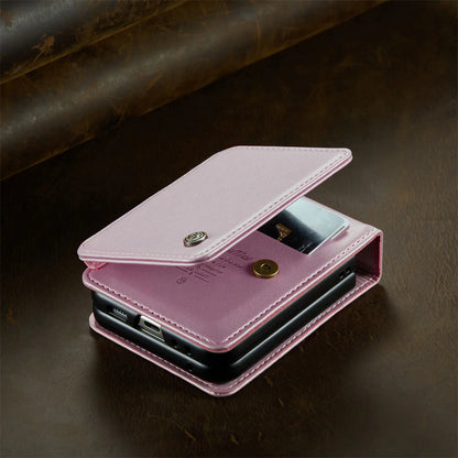 Retro PU Leather Flip Cover | Wallet Case with Card Slots & Kickstand for Samsung Galaxy Z Flip 5