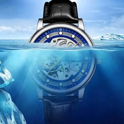 CHENXI 8843 Men’s Luxury Mechanical Watch – Automatic Skeleton Design, Waterproof Business Wristwatch