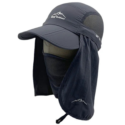 Foldable Waterproof UV Protection Visor Hat – Quick-Dry Baseball Cap with 360° Sun Shield for Men & Women, Fishing & Hiking Ross