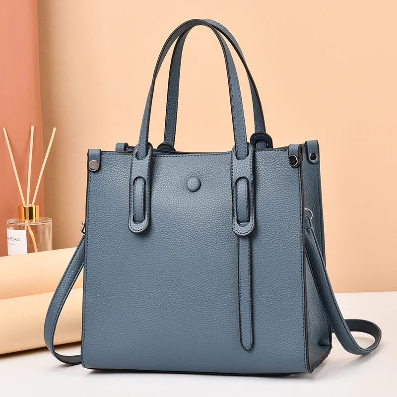 Women's Large Capacity Bucket Handbag - One-Shoulder Crossbody Bag with Zipper Emily