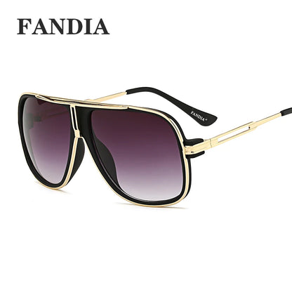 Oversized Pilot Sunglasses for Women & Men - Stylish Driving Shades