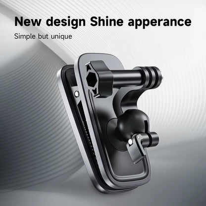 TELESIN 360° Rotating Magnetic Backpack Clip Mount | Clamp Holder for GoPro Hero 12-6, Insta360, DJI Action Cameras