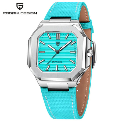 PAGANI DESIGN PD-YS019 Men's Quartz Watch - 36MM VH31, 10Bar Waterproof, Sapphire Glass, Stainless Steel Sports Reloj Hombre