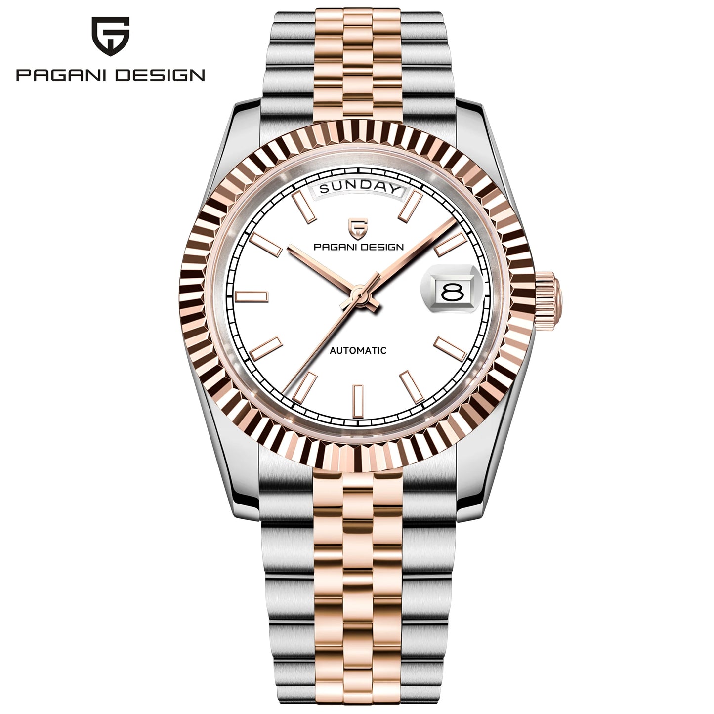 PAGANI DESIGN PD-1752 Rose Gold DD36 Men’s Mechanical Watch | 2025 Luxury Automatic Watch | Sapphire Glass | High‑End Wristwatch for Men