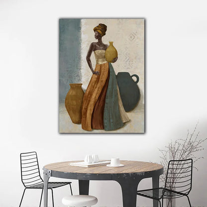 Classic Beauty Canvas Paintings – Custom Size Wall Art Prints