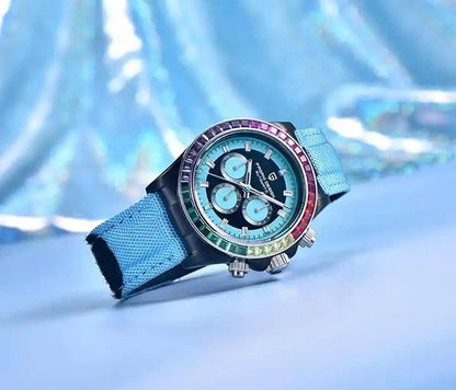 Brand New Pagani Design 1732 – Men's Luxury Automatic Mechanical Watch with Diamond Bezel, Waterproof Dive Watc