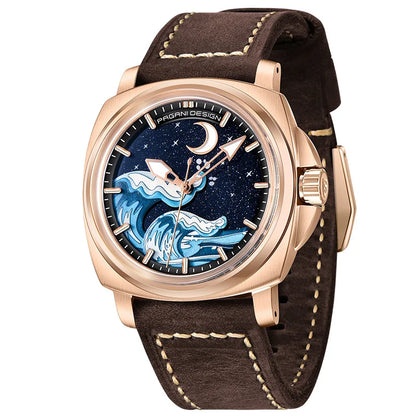 PAGANI DESIGN YS014 Men’s Luxury Automatic Watch – Japan NH35 Mechanical Movement, Sapphire Crystal, 10ATM Waterproof, Luminous Sports Wristwatch