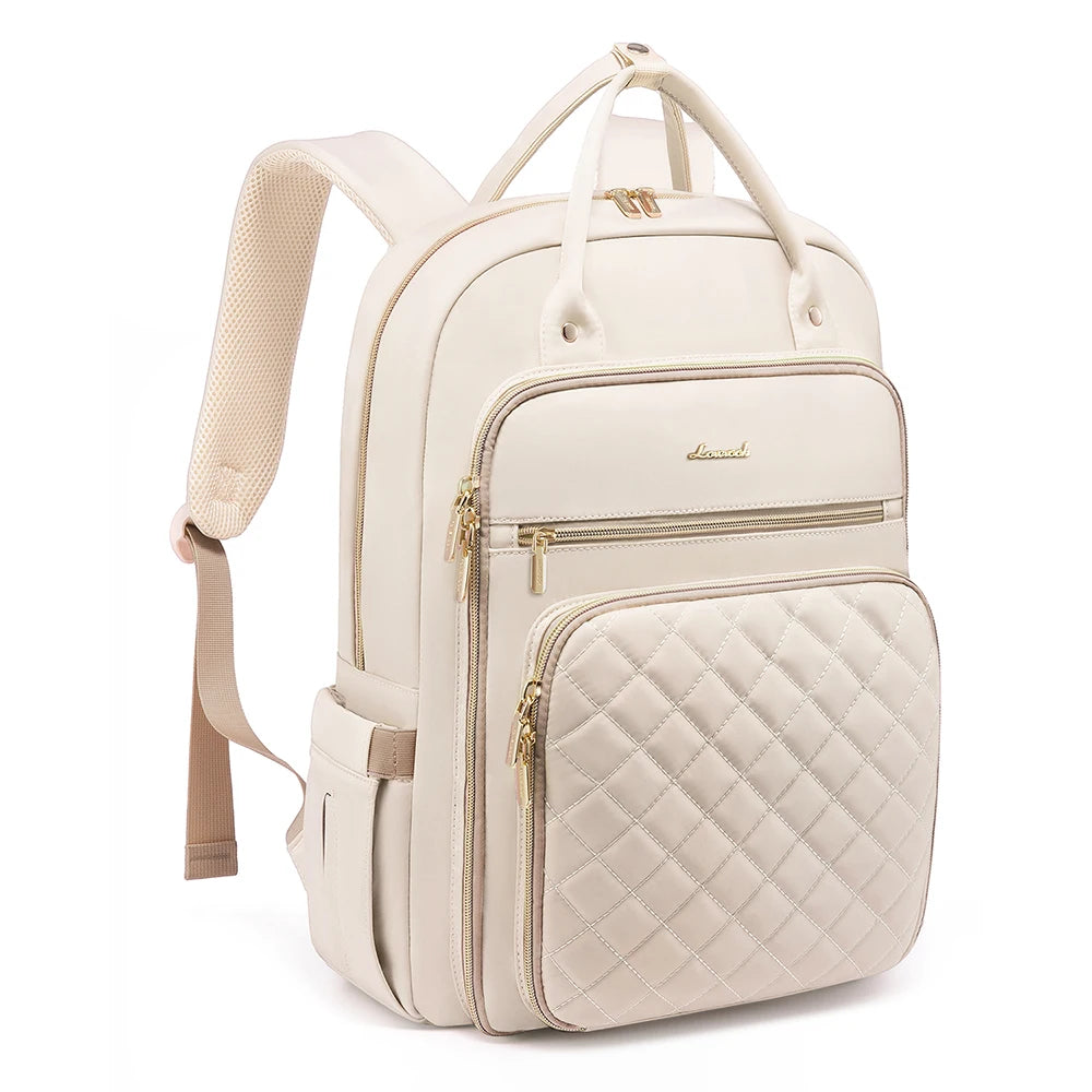 LOVEVOOK Fashion Travel Backpack | Water-Resistant, Multi-Pocket College Bookbag for Women, Fits 15.6" & 17" Laptops