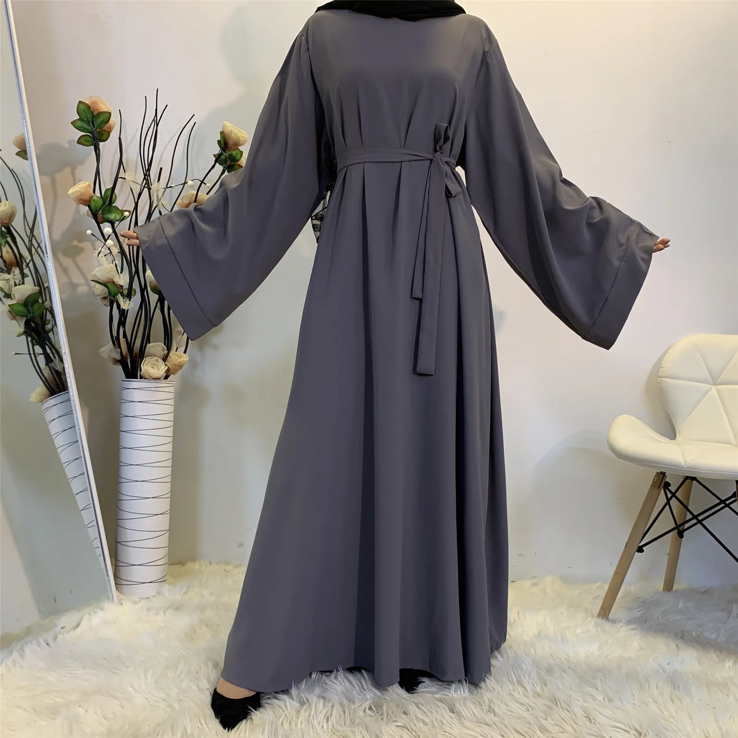 Modest Islamic Long Dresses | Custom Abaya Designs for Women’s Muslim Fashion Yazmina