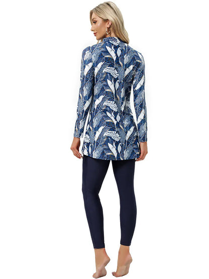 Printed Muslim Swimwear for Women | Plus-Size 3-Piece Burkini Kamila