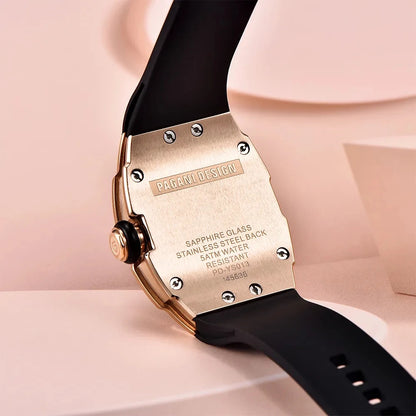 PAGANI DESIGN PD-YS013 – 2023 Luxury Women's Quartz Watch with Diamond Accents, Elegant Fashion Ladies Wristwatch for Gifting