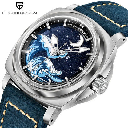 PAGANI DESIGN YS014 Men’s Luxury Automatic Watch – Japan NH35 Mechanical Movement, Sapphire Crystal, 10ATM Waterproof, Luminous Sports Wristwatch