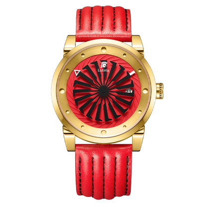 Roulette Men’s Luxury Automatic Watch | Sapphire, Auto Date, Leather Strap, Limited Edition Kelsier