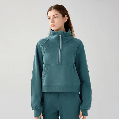 Women's Winter Fitness Jacket | High-Quality Yoga Sportswear & Warm Workout Outfit