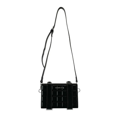 High-End Korean Leather Box Bag – Top-Quality Mini Messenger Bag for Women, Trendy Small Square Handbag with Stylish Design Aline