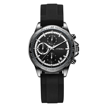 Sinobi Men’s LED Dual Display Watch – Stylish Digital Analog Wristwatch with Silicone Band | Confident & Charming Design | Montre Homme | Reloj Para Hombre