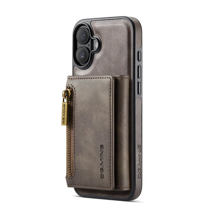 Premium Luxury Zipper Wallet Phone Case | 2-in-1 Detachable Case with Multi-Card Slots for iPhone 16, 15, 14 Pro Max