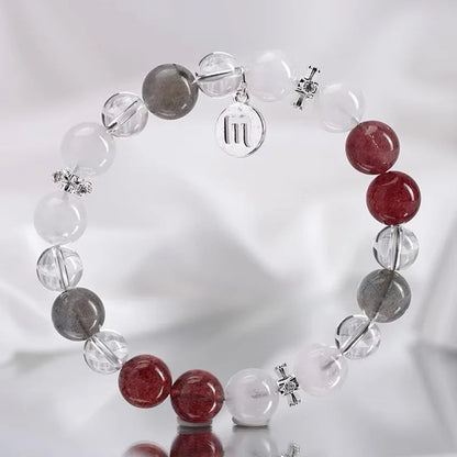 Natural Constellation Bracelet in S925 Sterling Silver – Elegant Minimalist Design, Perfect Gift for Men & Women