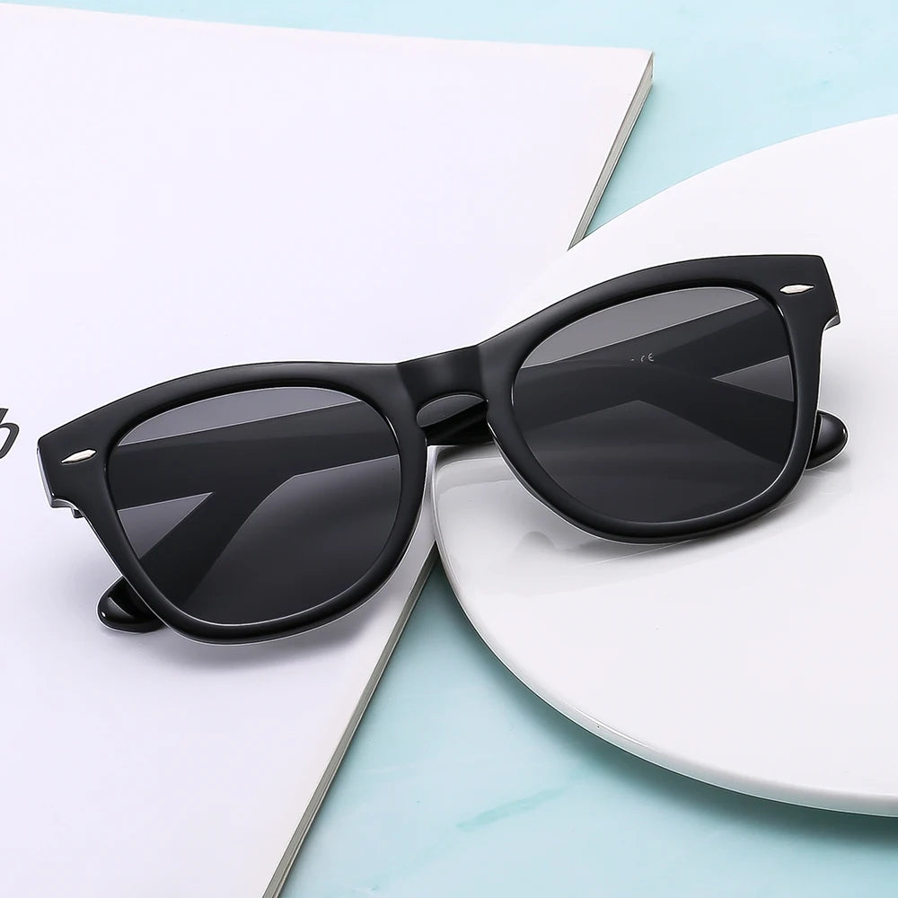 Squared Frame Ultra-violet proof Unisex Men Women Korean Style Driving UV400 Sunglasses