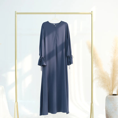 Flounce Sleeve Modest Abaya for Women – Big Hem Islamic Dress for Muslim Women Layla