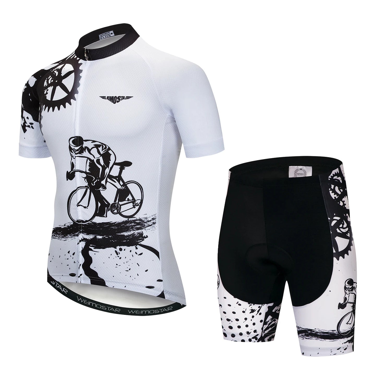Men's Summer Cycling Jersey Set – Breathable Road & MTB Bike Wear