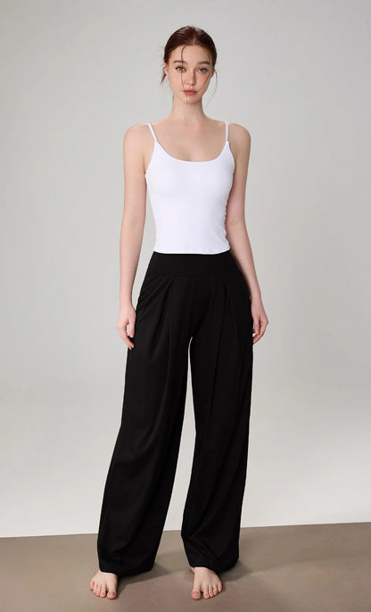 Women Sweatpants Fitness Gym Yoga Loose Jogging Training Trousers High Waist Pants
