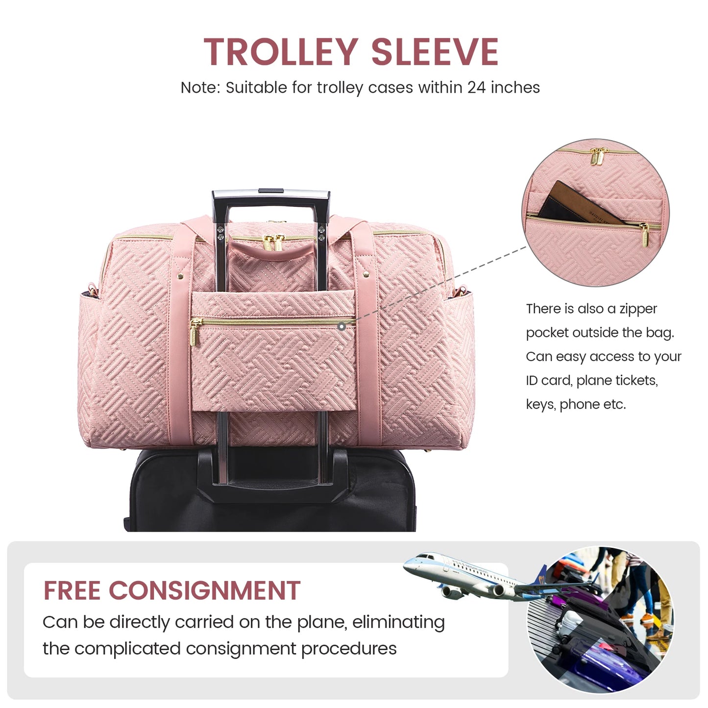 LOVEVOOK Waterproof Duffel Bag | Gym, Travel, and Weekender Bag for Men & Women