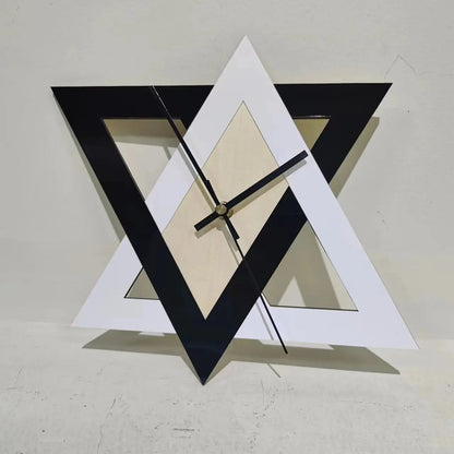 Acrylic Star Art Wall Clock – Customizable Modern Home Decor