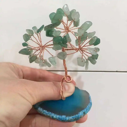 Crystal Money Tree – Natural Amethyst Tree with Healing Stones for Positive Energy, Feng Shui, and Home Decor
