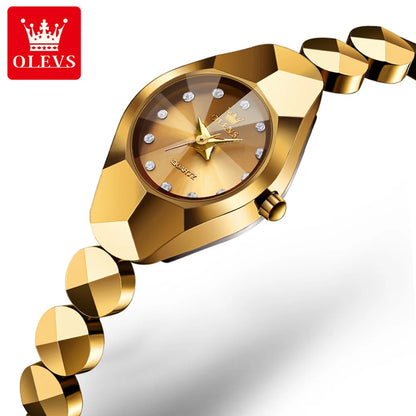 OLEVS 7007 Women's Luxury Quartz Watch - Classic Waterproof Design, Tungsten Steel Strap, Sport & Business Fashion Reloj