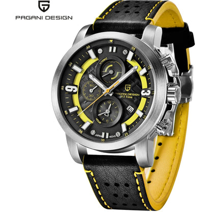 PAGANI DESIGN 2771 Men's Outdoor Sports Quartz Watch - Chronograph, Durable and Stylish