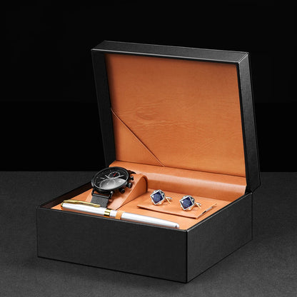 Sinobi Men’s Luxury Watch Gift Set – Business Wristwatch with Pen | Perfect Gift for Leader, Boyfriend, Husband, or Father Daniel