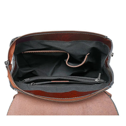 Women’s Vintage Leather Backpack – Fashionable 2021 Genuine Cowhide School Bag & Ladies Everyday Bag Maine