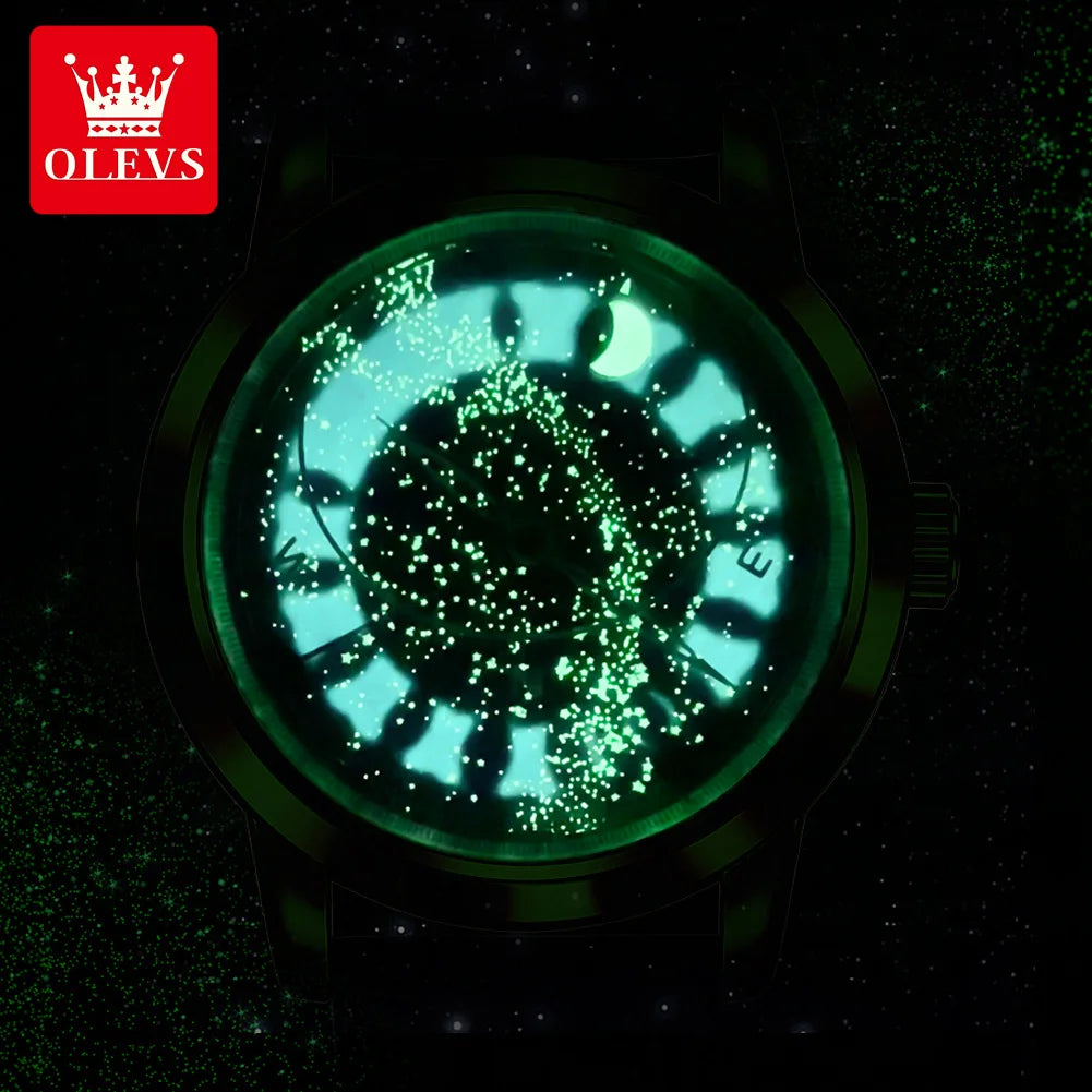 OLEVS 9923 Women's Luxury Watch - Fashion Roman Dial Wristwatch with Diamonds, Waterproof and Luminous Design