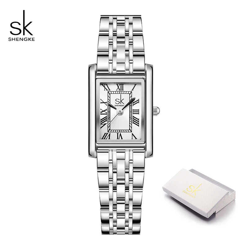 SK Fashion Ladies' Genuine Leather Watch - Luxury Waterproof Women's Watch for Business & Casual Wear Veronica